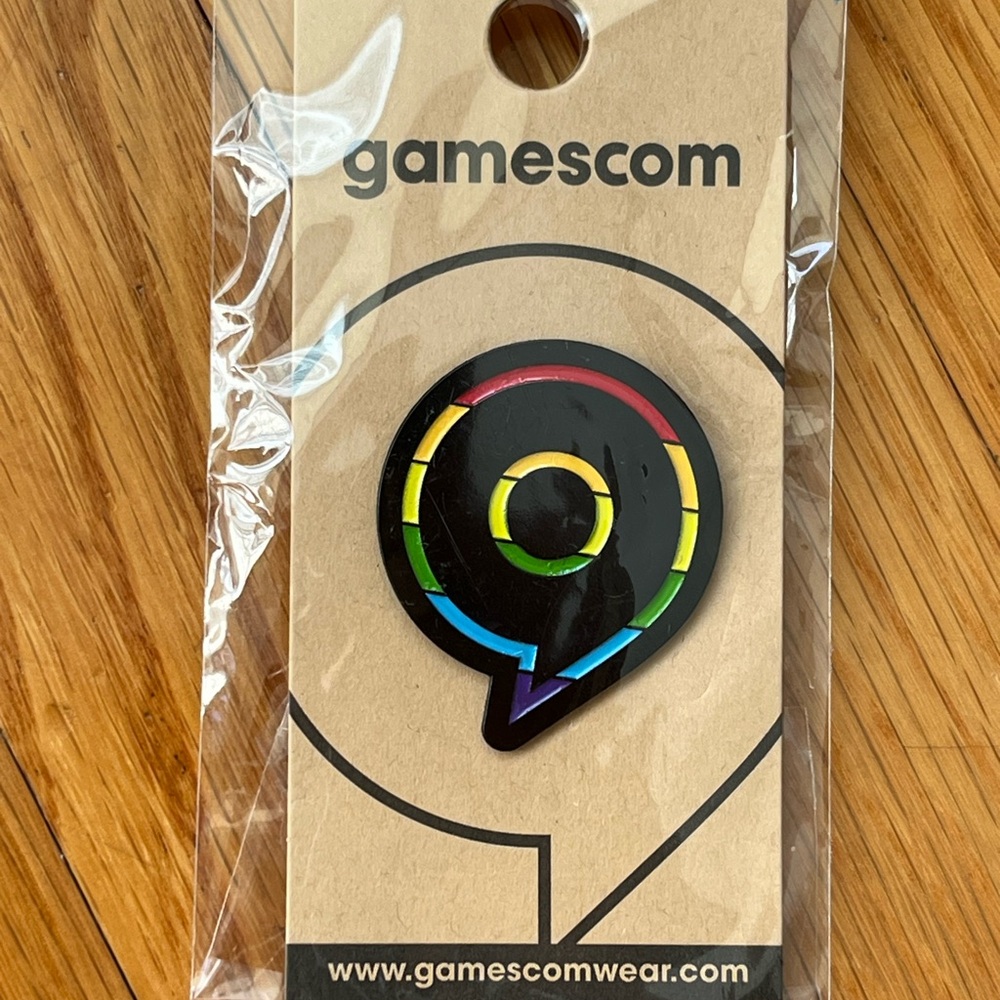 Black and Multicolor Pin